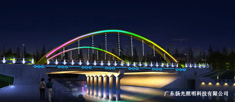山東橋梁夜景照明設計